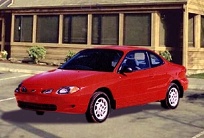 Munson's controversial suicide device, parked outside his Grand Rapids office.